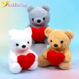 Мягкие игрушки Мишки с Сердцем 18 см оптом фото 01