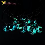 Флуоресцентні кулони Синій Місяць оптом фото 01