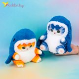Мягкие игрушки Кот-акула 20 см оптом фото 01