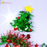 Новорічні обручі ялинки зі зірками 24 см оптом фото 02 Новорічні обручі ялинки зі зірками 24 см оптом фото 02