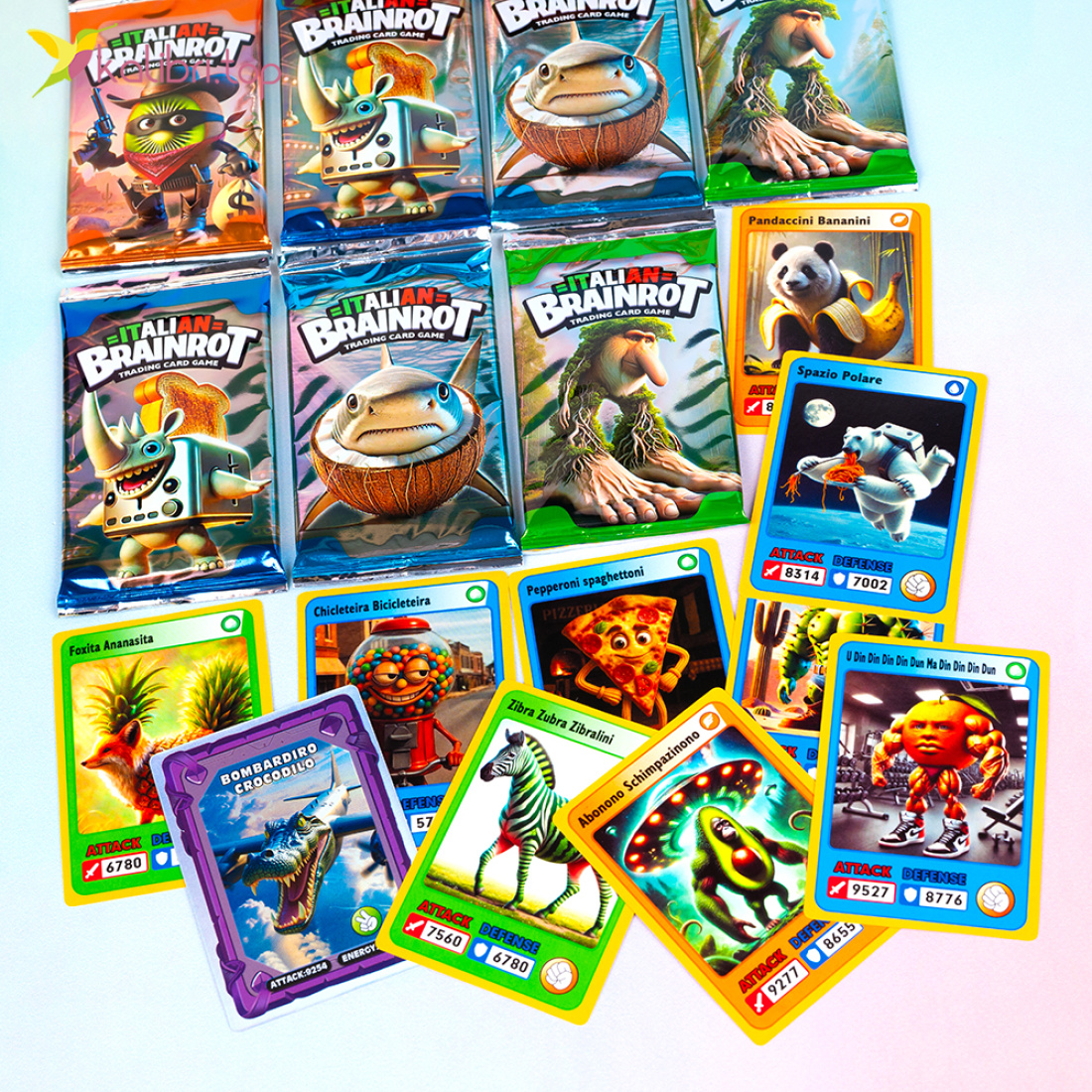 Ігрові картки Italian Brainrot оптом фото 02 Ігрові картки Italian Brainrot оптом фото 02