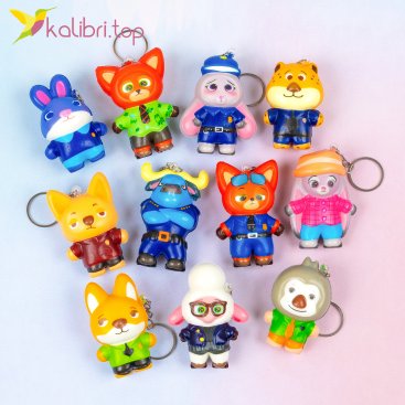 Сквиш-брелок Зверополис 2, 6 см - Купить