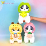 Мягкие игрушки Котики фрукты 26 см оптом фото 01