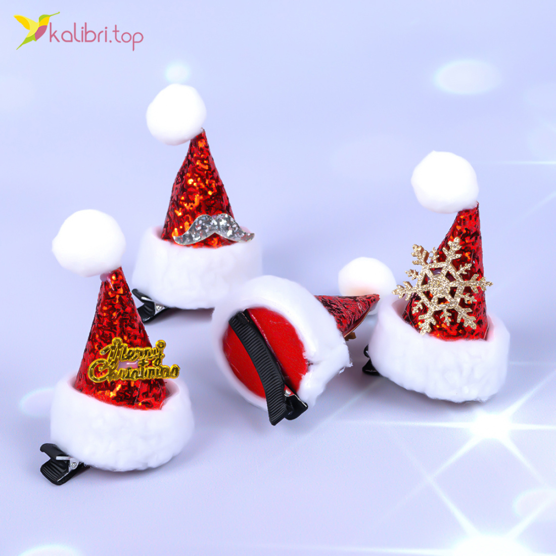 Новорічні шпильки Блестки 10 см., 3 види оптом фото 01 Новорічні шпильки Блестки 10 см., 3 види оптом фото 01