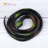 Силіконові змії Гадюки чорні 90 см 1-2065 оптом фото 01