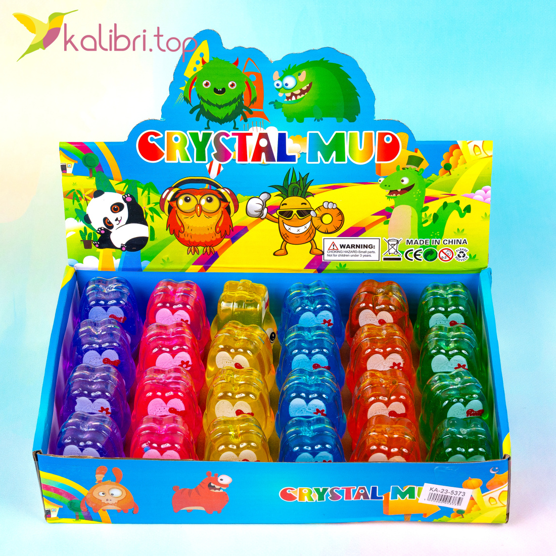 Слайм Зайка 6 см, 64 г оптом фото 02