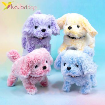 Собачка ходилка музыкальная Спаниель 17 см - Купить