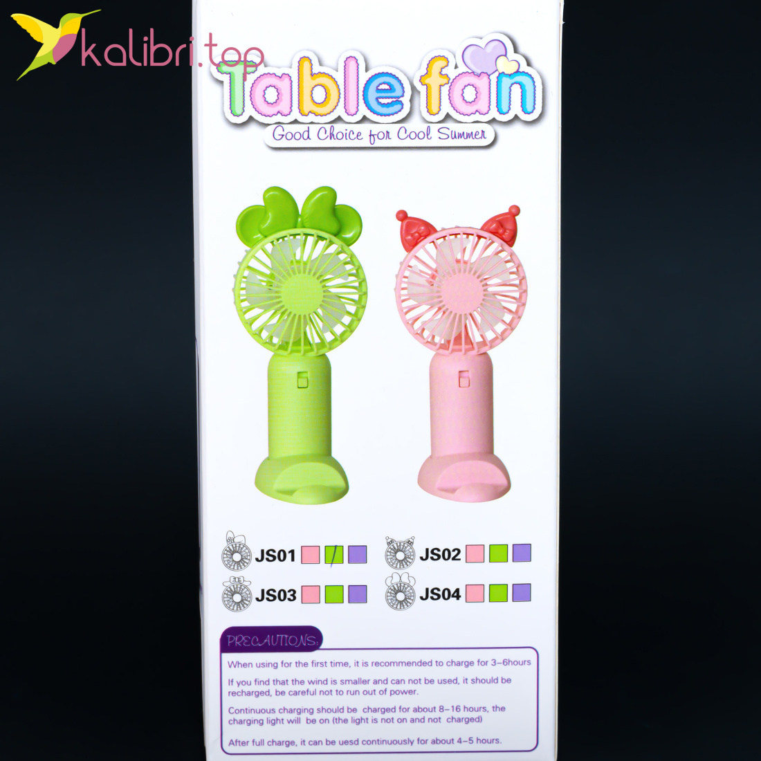 Вентилятор на USB Мини Холдер Ушки 18 см оптом фото 02