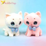 Мягкие игрушки Кошки с Большими Глазами 20 см оптом фото 01