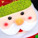 Новогодняя шапка Санта 38 см оптом фото 02