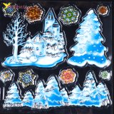 Новорічні наклейки на вікна Різдво 20х20 см оптом фото 04 Новорічні наклейки на вікна Різдво 20х20 см оптом фото 04