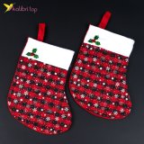 Новорічний чобіт для подарунків Сніжинка 18 см оптом фото 01 Новорічний чобіт для подарунків Сніжинка 18 см оптом фото 01