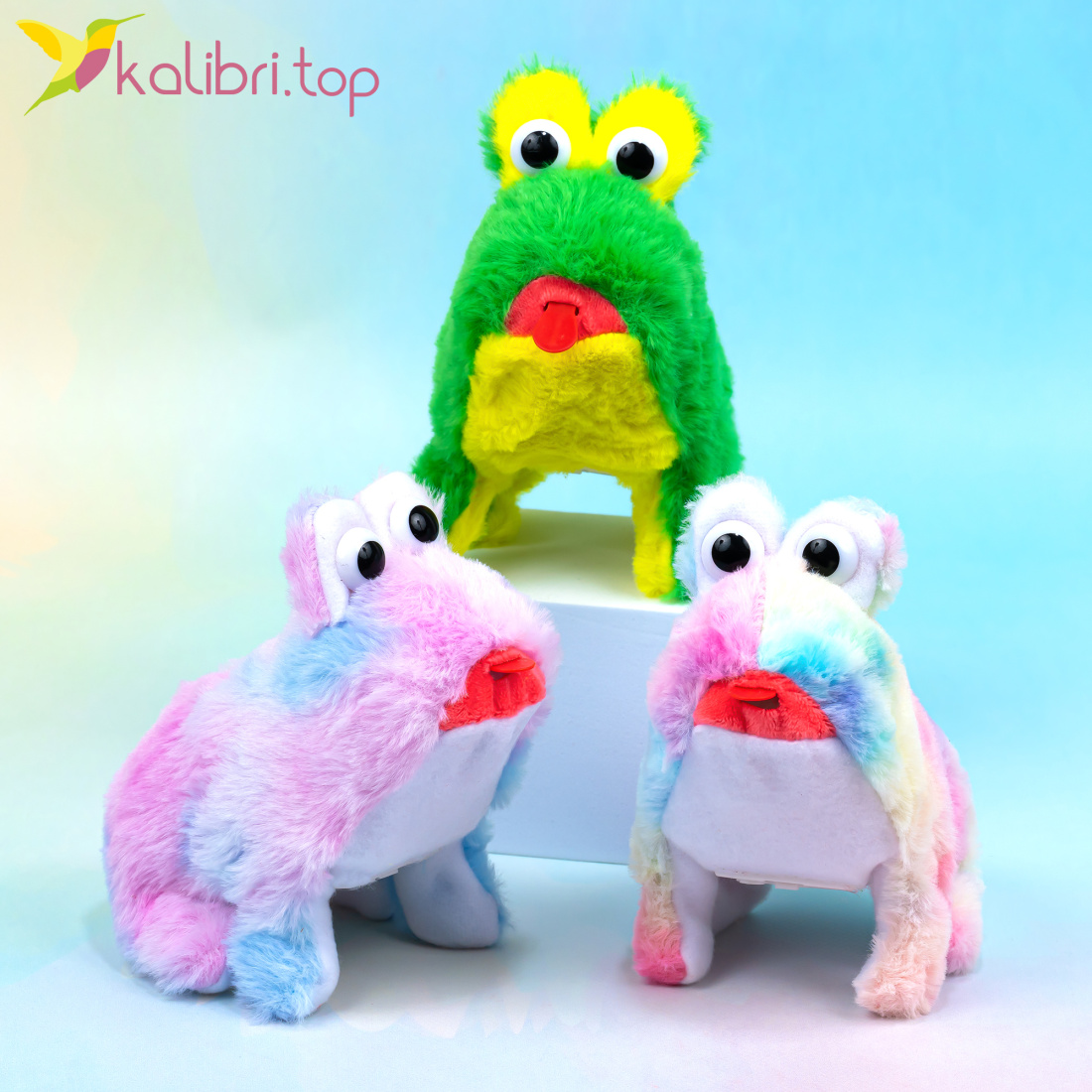 Ходилка музична Жаба 15 см оптом фото 01