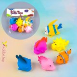 Игрушки для ванной пищащие Коралл 9 см оптом фото 01