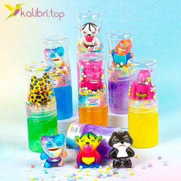 Слаймы Fuggler со сквишем 15 см, 165 г - Купить