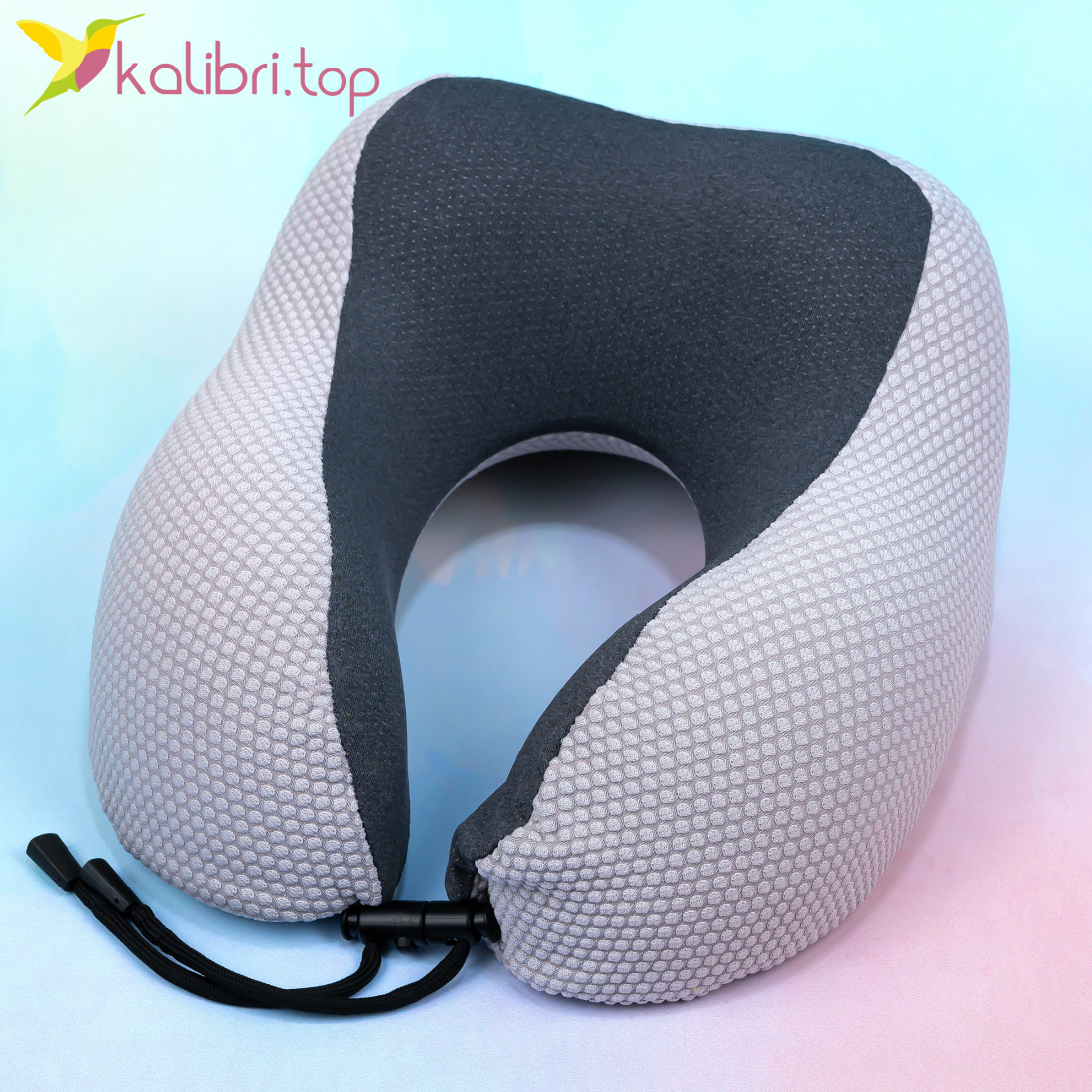 Дорожная подушка с эффектом памяти Отдых 27 см оптом фото 03