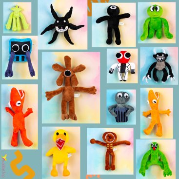 Мягкие игрушки Радужные друзья 14 видов - Купить