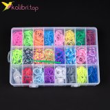 Набор резинок для плетения Радуга 20 см оптом фото 02