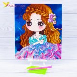 Алмазна мозаїка Дівчинка 21*25 см оптом фото 01 Алмазна мозаїка Дівчинка 21*25 см оптом фото 01