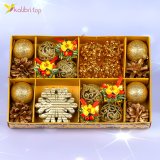 Ялинкові іграшки зимовий мікс 5 см, 25 предметів, набір оптом фото 01 Ялинкові іграшки зимовий мікс 5 см, 25 предметів, набір оптом фото 01