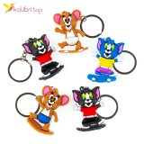 Брелоки Кіт на скейті гумові 10 см оптом фото 01