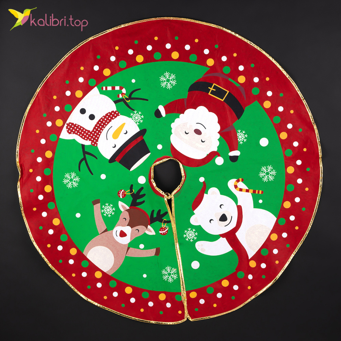 Декоративний килимок під новорічну ялинку Весілля 88 см оптом фото 01 Декоративний килимок під новорічну ялинку Весілля 88 см оптом фото 01