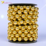 Новогодние украшения бусы золотой блеск 3 метра оптом фото 01 Новогодние украшения бусы золотой блеск 3 метра оптом фото 01