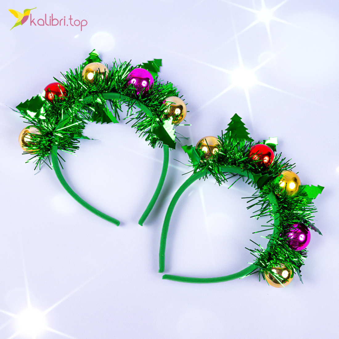 Обруч новорічне диво 17 см оптом фото 01 Обруч новорічне диво 17 см оптом фото 01
