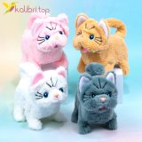 Кот ходилка Пушок 17 см оптом фото 01