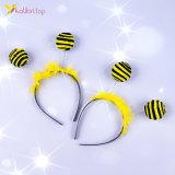 Новорічний обруч весела бджола 22 см оптом фото 01 Новорічний обруч весела бджола 22 см оптом фото 01