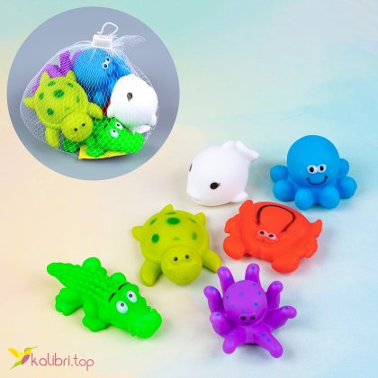 Игрушки для ванной пищащие Бриз 7 см - Купить