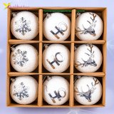 Ялинкові кульки зимова казка 7 см, 9 шт., набір оптом фото 01 Ялинкові кульки зимова казка 7 см, 9 шт., набір оптом фото 01