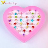 Детские колечки Топаз с подвеской 36 штук оптом фото 02