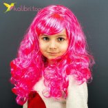 Купить Карнавальный парик Кудряшка розовый 4458 оптом фото 07