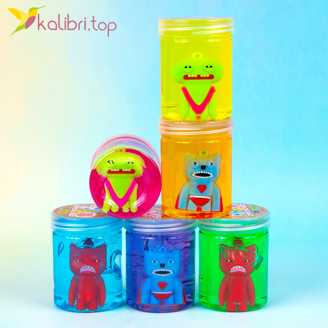 Слайм Fuggler 3D 7,3 см, 154 г оптом фото 01