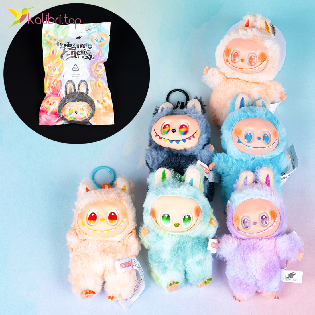 М'яка іграшка-підвіска сюрприз у пакеті Чудик 18 см оптом фото 01 М'яка іграшка-підвіска сюрприз у пакеті Чудик 18 см оптом фото 01