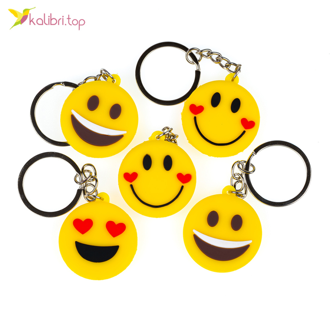 Брелоки гумові Емодзі 10 см оптом фото 01 Брелоки гумові Емодзі 10 см оптом фото 01