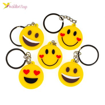 Брелки резиновые Эмодзи 10 см - Купить