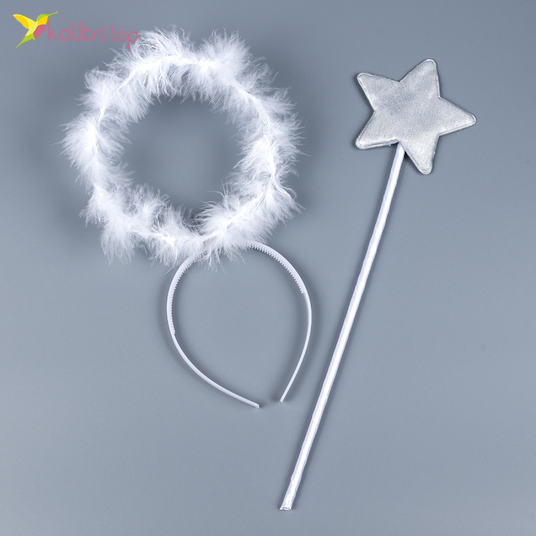 Набір німб з чарівною паличкою Ангелочок оптом фото 01 Набір німб з чарівною паличкою Ангелочок оптом фото 01