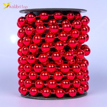 Новорічні прикраси намисто червоний захід сонця 3 метри - Фото Новорічні прикраси намисто червоний захід сонця 3 метри - Купити