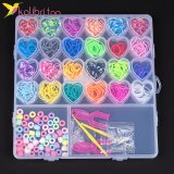 Набор резинок для плетения Яркий Микс 20 см оптом фото 02