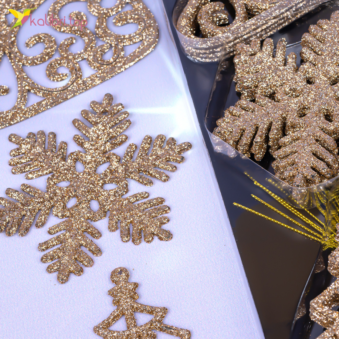 Новорічні прикраси підвіска Блиск 8 см., 24 шт оптом фото 02 Новорічні прикраси підвіска Блиск 8 см., 24 шт оптом фото 02