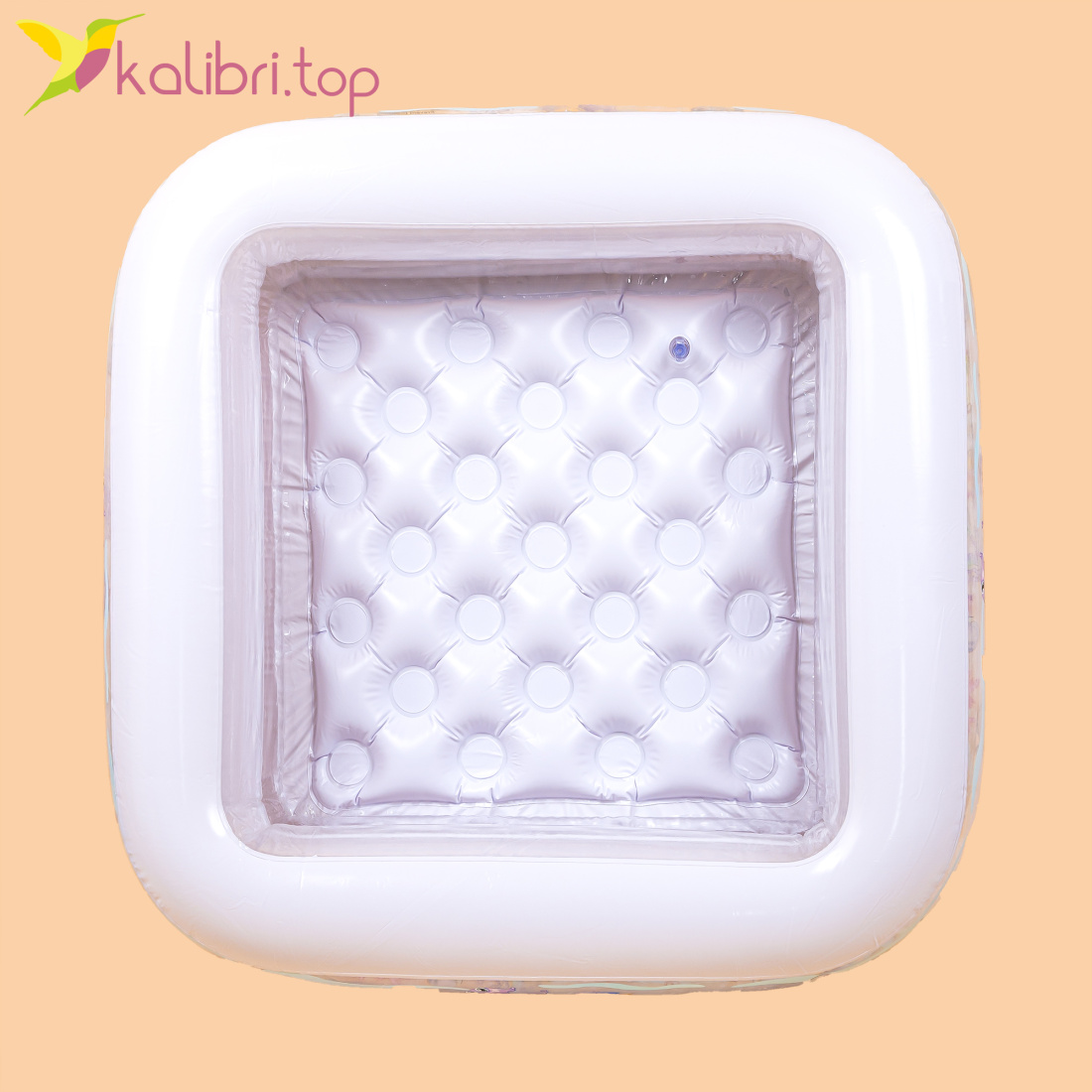 Дитячий надувний басейн Рибка 90х90х30 см оптом фото 02