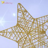 Верхушка для ёлки звезда золотая 23 см., 5 штук оптом фото 02 Верхушка для ёлки звезда золотая 23 см., 5 штук оптом фото 02