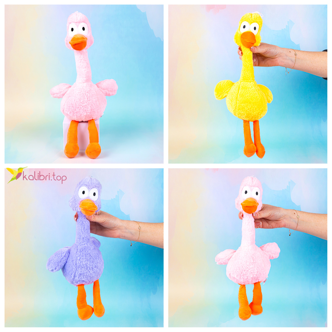 М'які іграшки Качки 40 см оптом фото 01