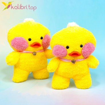 Мягкие игрушки Уточка Lalafanfan 21 см - Купить