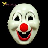 Карнавальная маска Клоун белая оптом фото 01