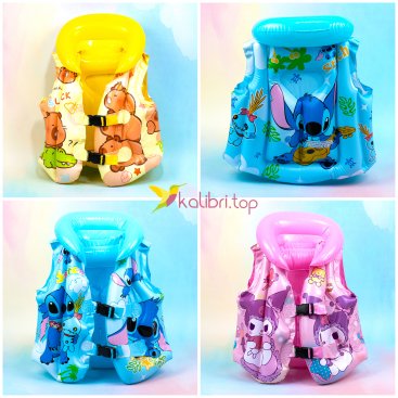 Дитячий надувний жилет для плавання Аніме 35 см - Купити