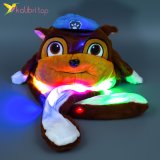 Светящиеся шапка собачка коричневая оптом фото 01