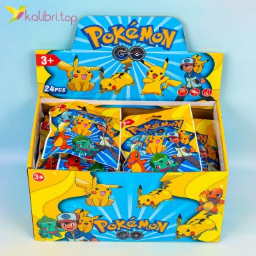 Фигурки с карточками Pokemon в пакете 24 шт - Купить